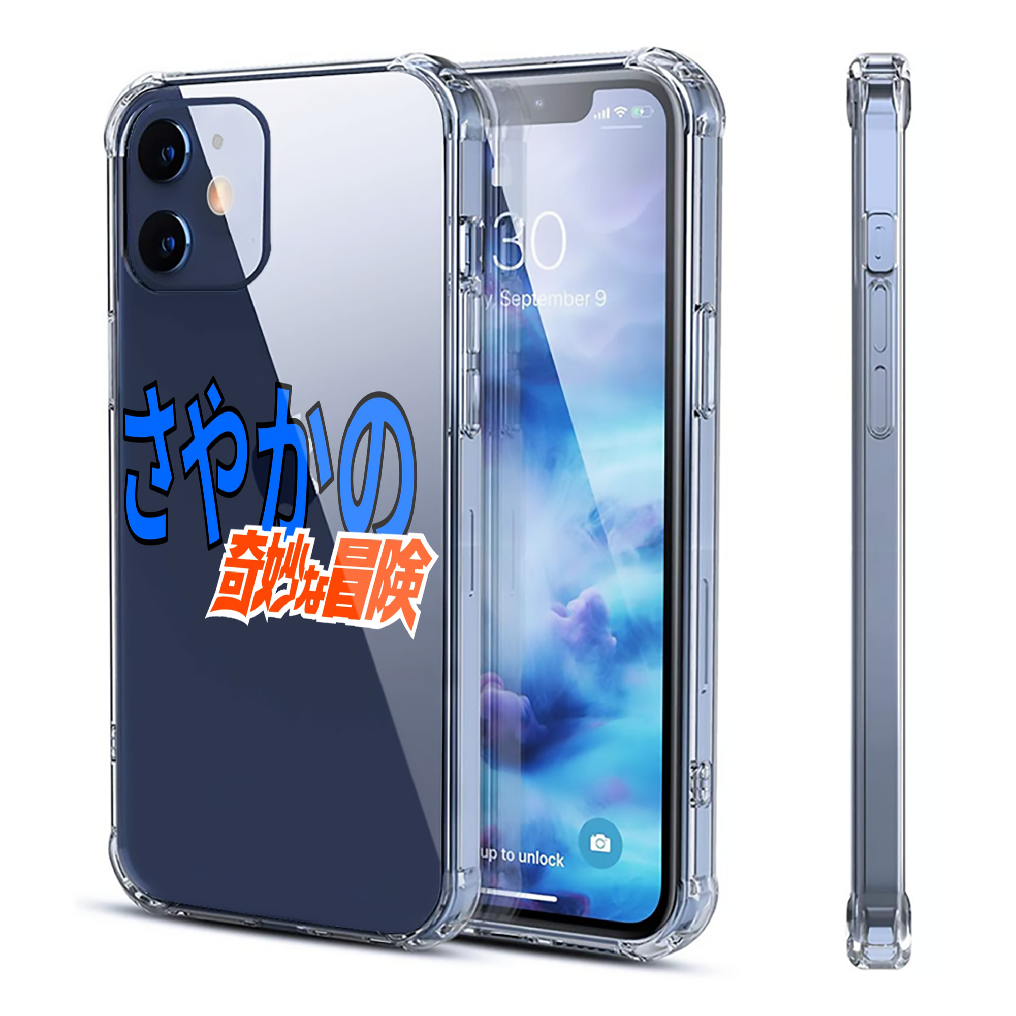 （画像用） ジョジョの奇妙な冒険 JoJo's Bizarre Adventure 【iPhone 12シリーズ対応】透明スマホケース（クリアソフトケース）
